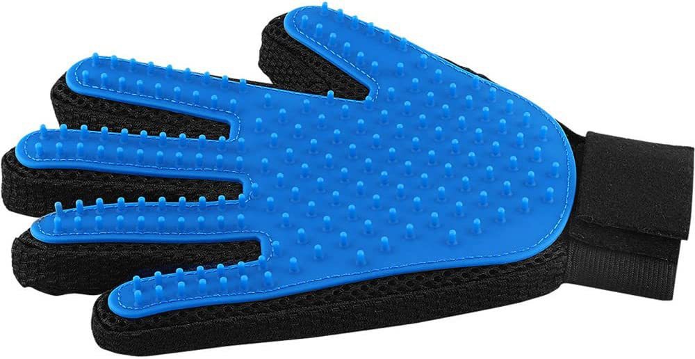 Adjustable Pet Hair Silicone Grooming Glove Deshedding Bathing Pet Friendly Glove Brush