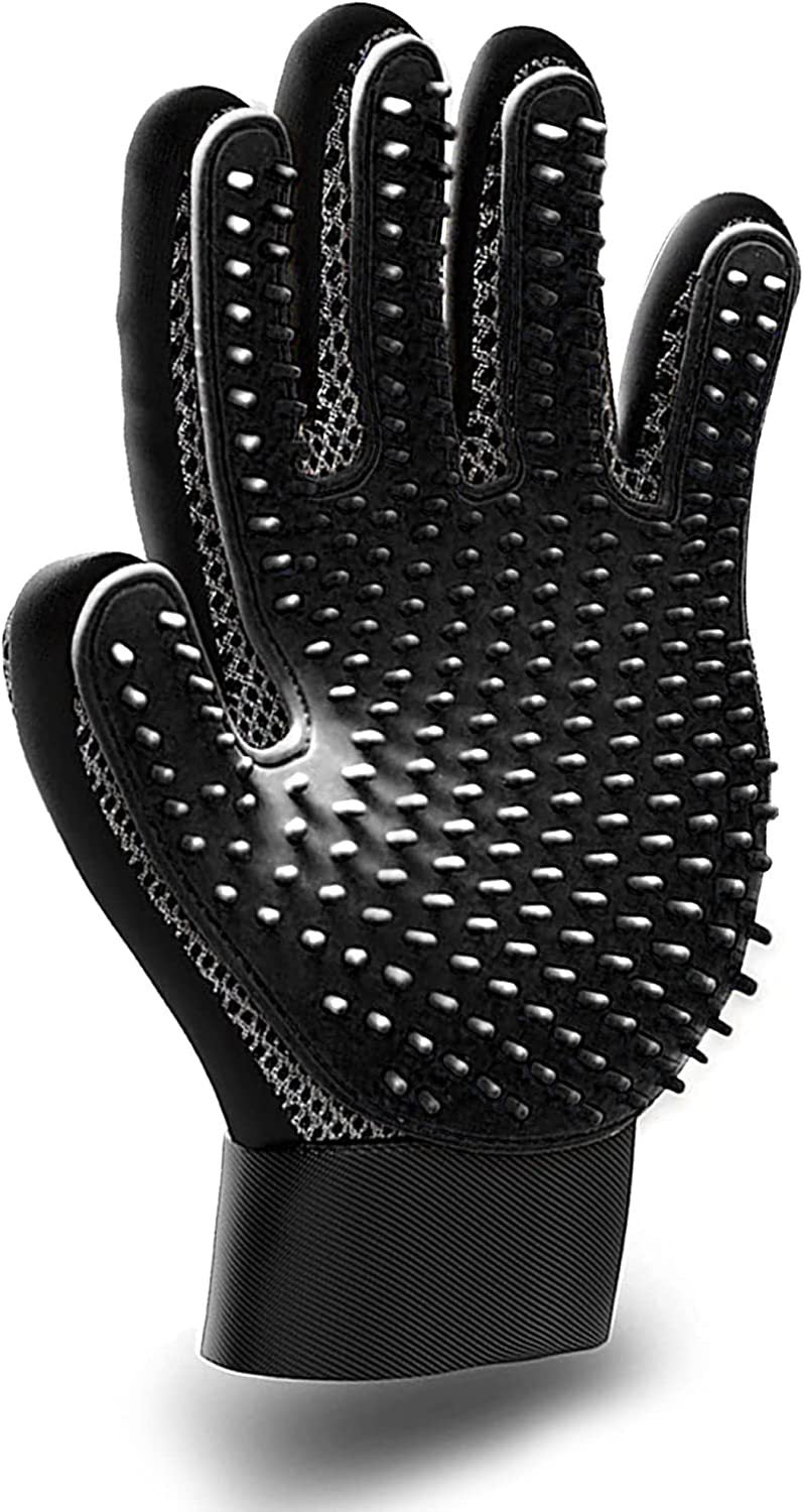 Adjustable Pet Hair Silicone Grooming Glove Deshedding Bathing Pet Friendly Glove Brush